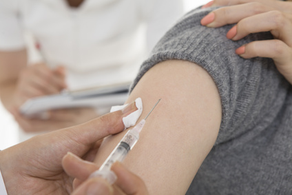 Women undergoing injection of infertility treatment